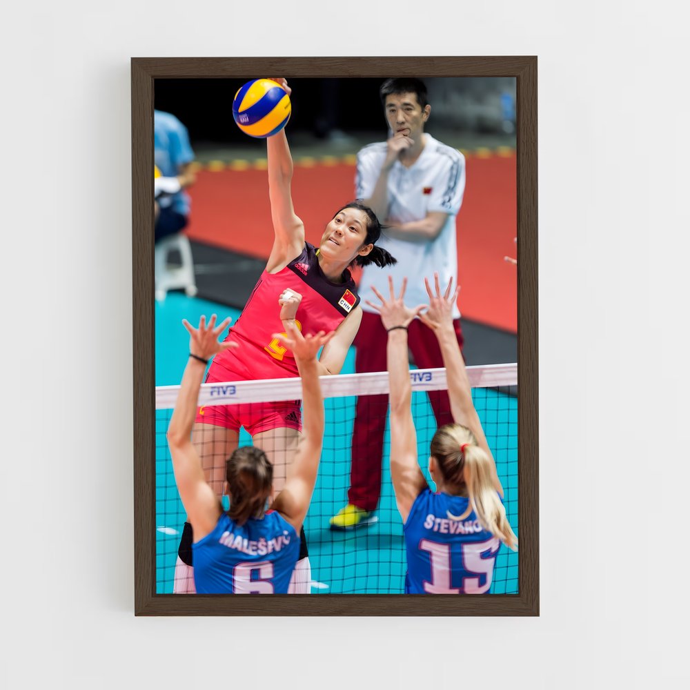 Poster Volée Élevée – affiche Volleyball (vue 5)
